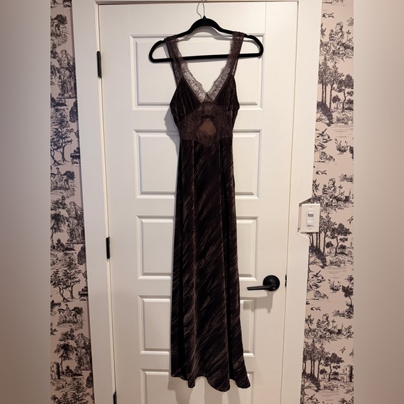 Zara Brown Maxi Dress - Picture 3 of 6
